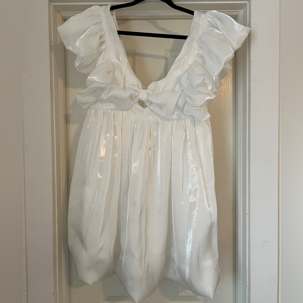 Storia sheen baby doll dress